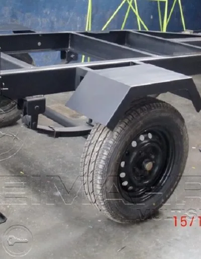 Carreta para Grupo Electrógeno y Compresoras - Proyecto de Estructuras Metálicas en Lima Corporación EIMAHR